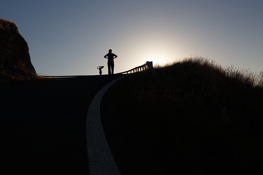 Running up a mountain