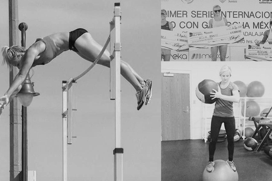 Different athletes working out