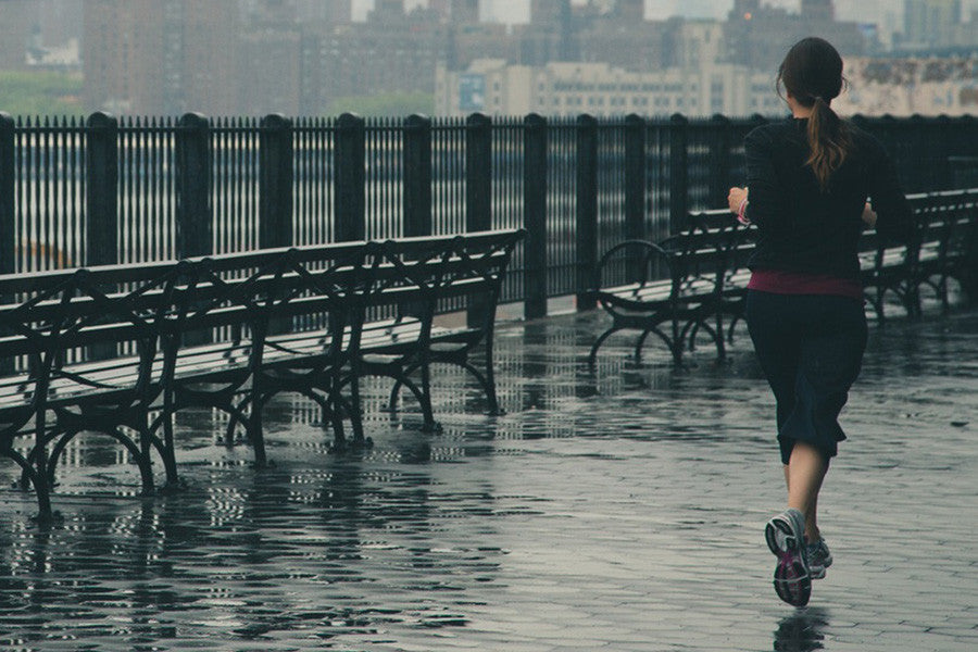 Running near the water