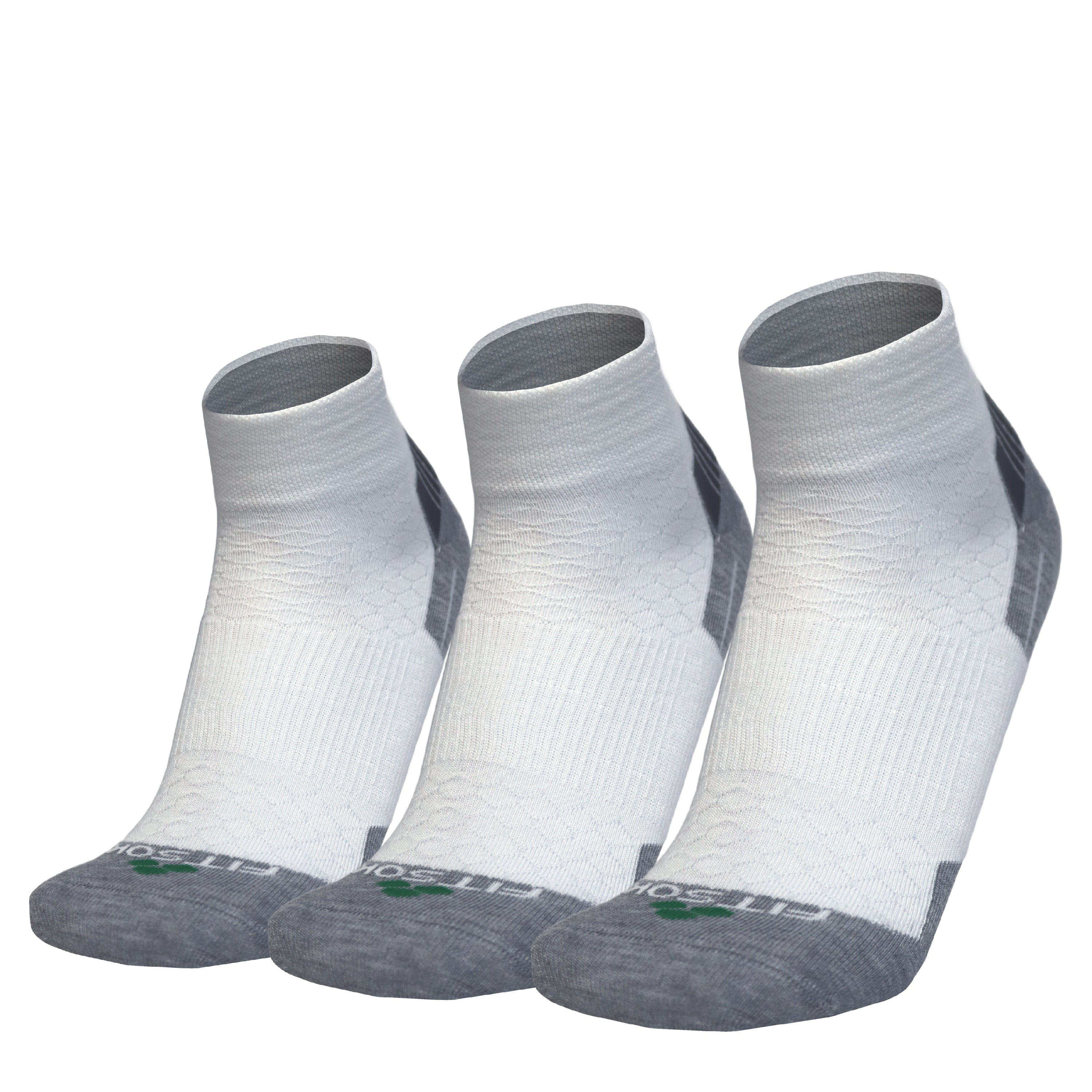 CX3 Quarter White (3 pair pack)
