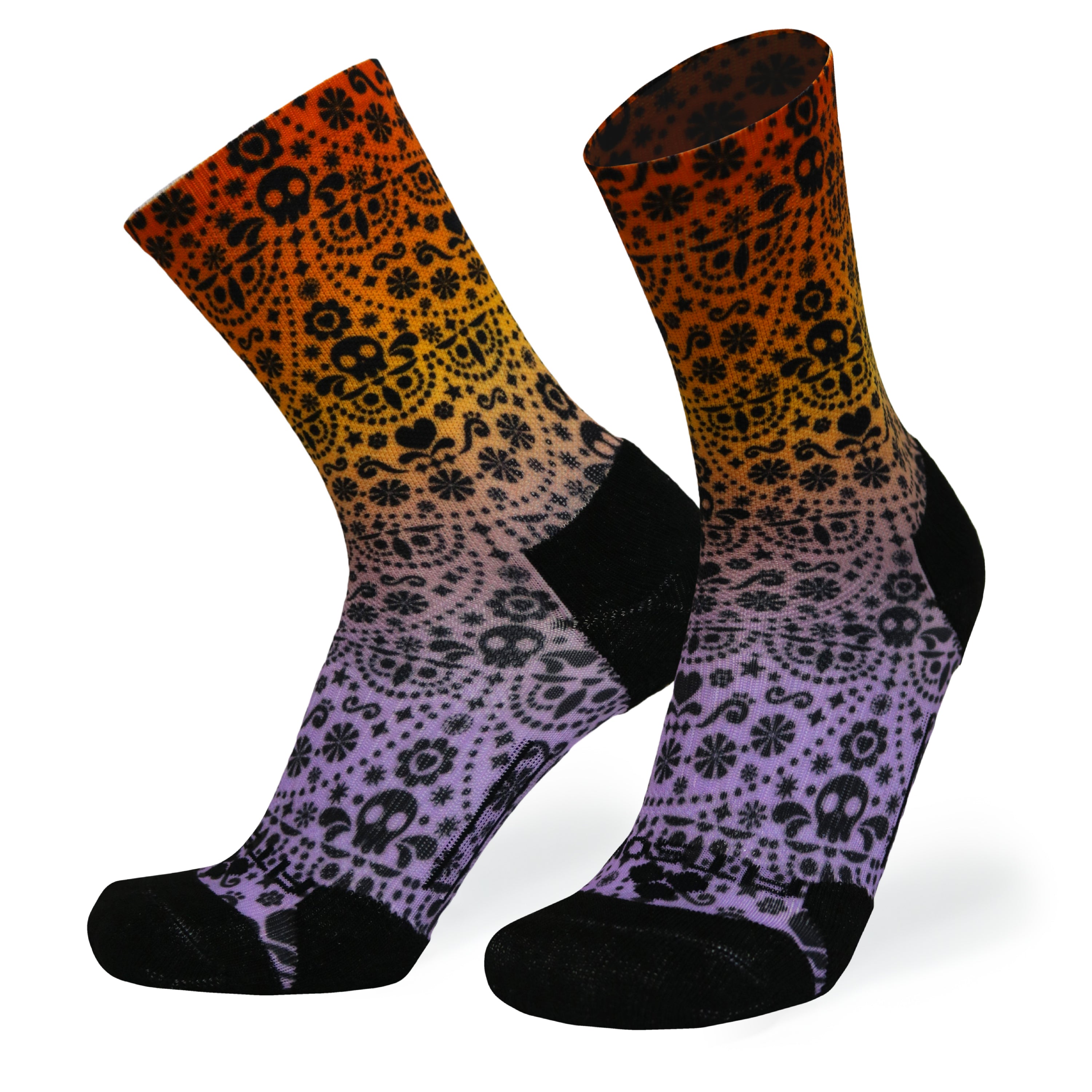 Skull Ombre Crew (1 pair)