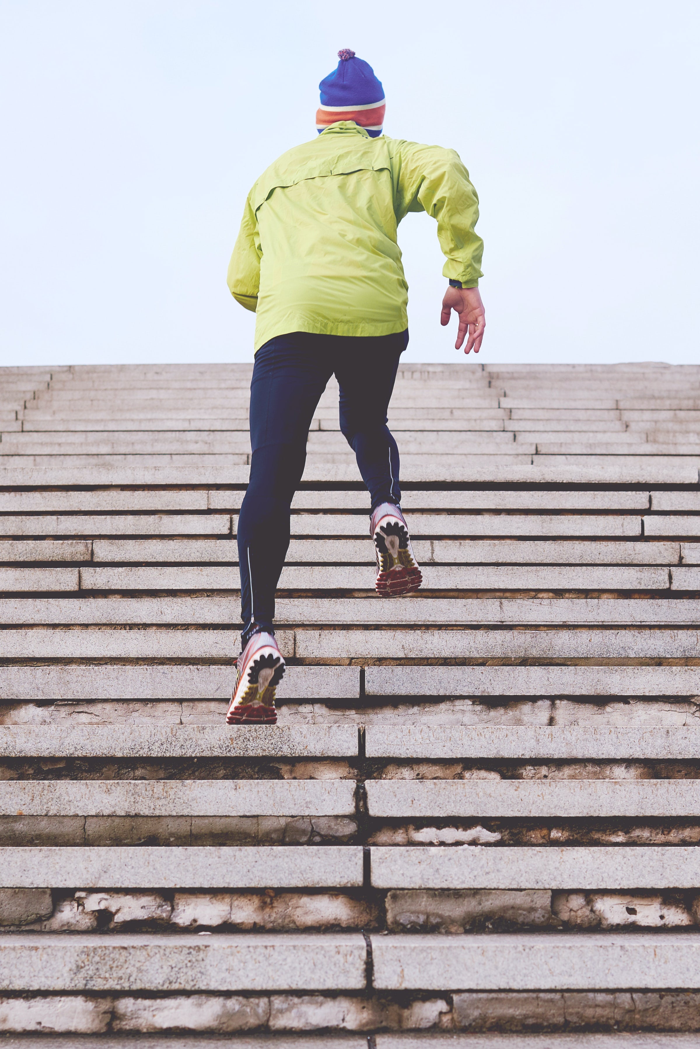 Running stairs 