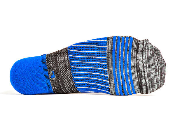 Q5 No Show Charcoal-Blue (1 pair pack)