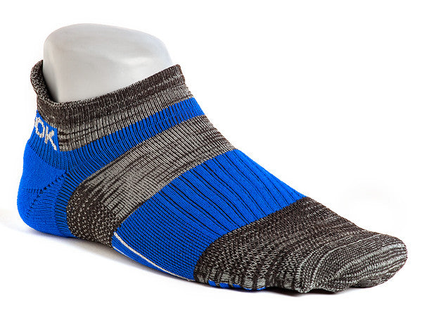 Q5 No Show Charcoal-Blue (1 pair pack)