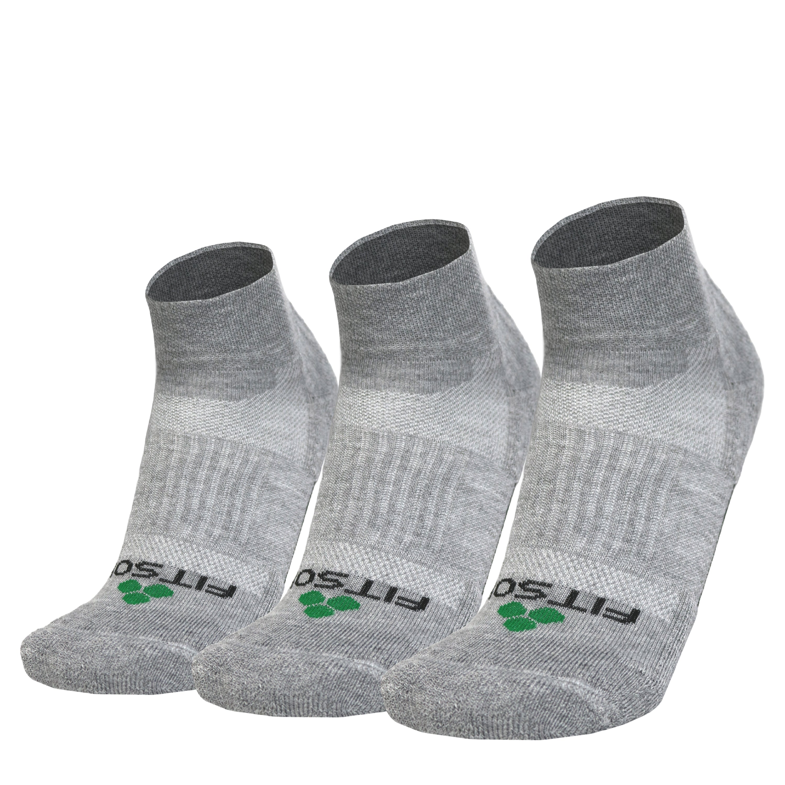 CF2 Cushion Quarter Gray (3 pair pack)