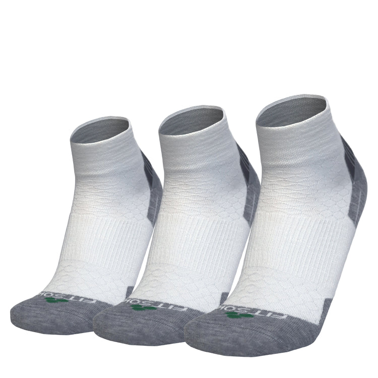 CX3 Quarter White (3 pair pack)