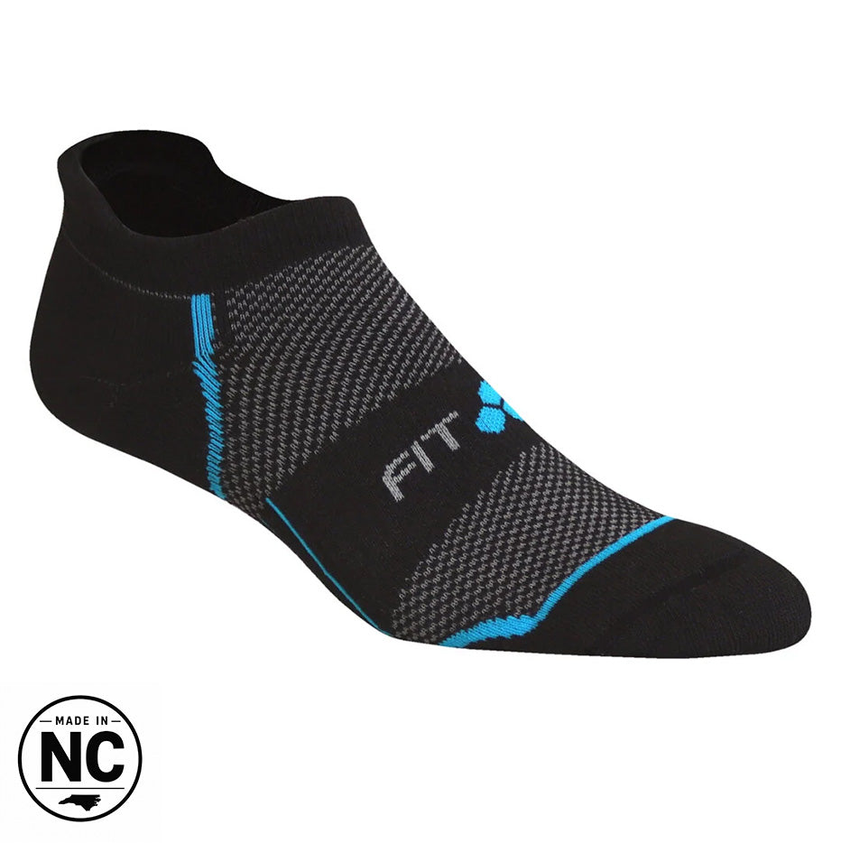 SR8 Mid-weight Tab (Black & Flash Blue)