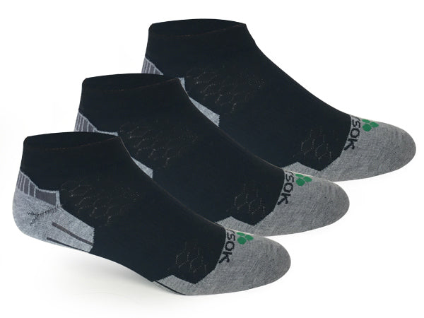 CX3 Quarter Black (3 pair pack)