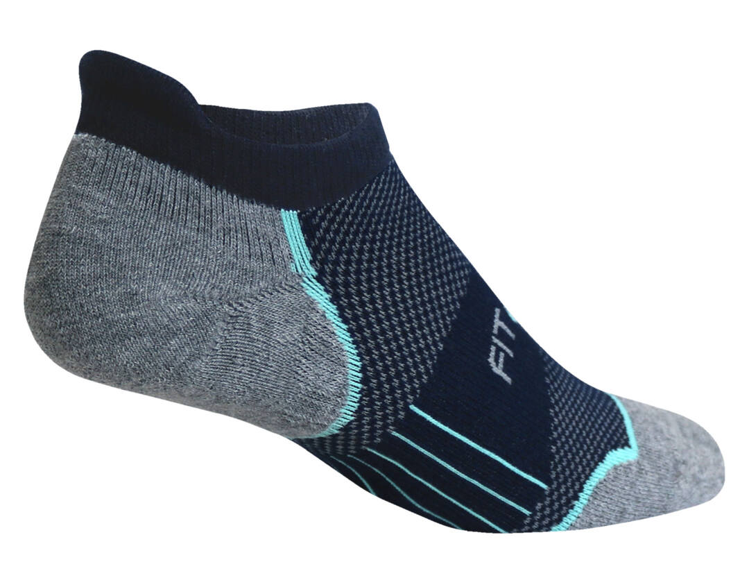 SR8 Mid-Weight Tab (Navy & Mint) Runner Socks