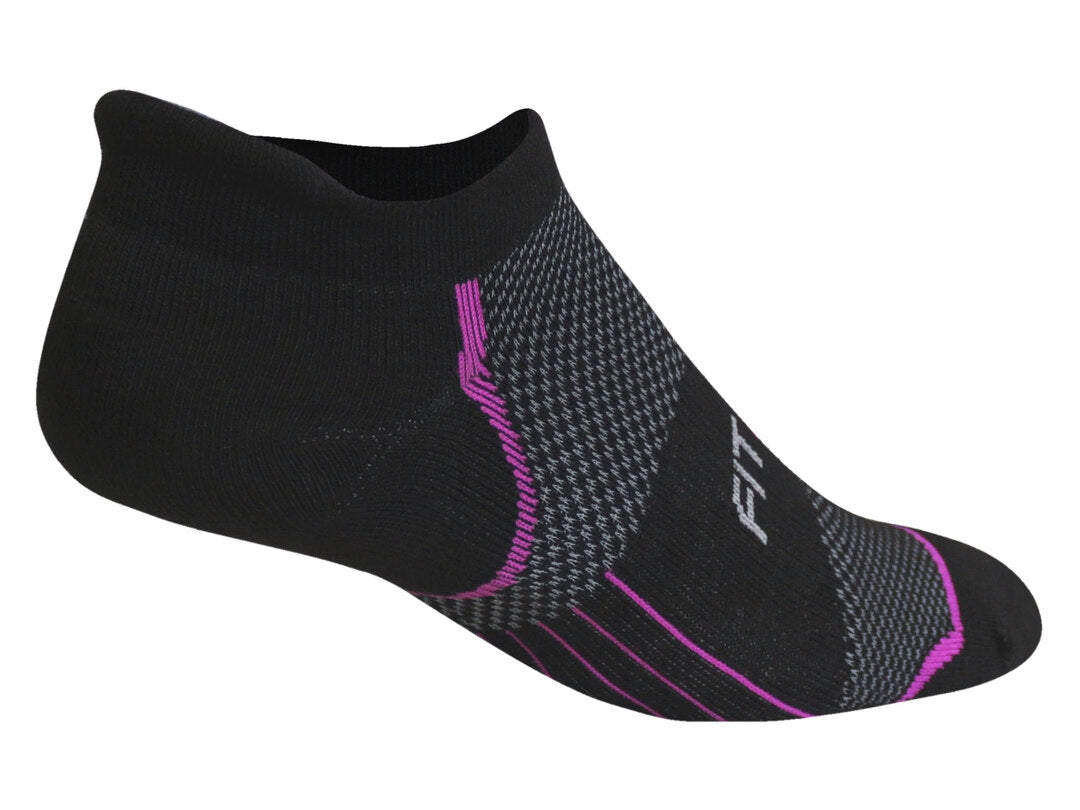 SR8 Mid-Weight Tab (Black & Berry) Runner Socks