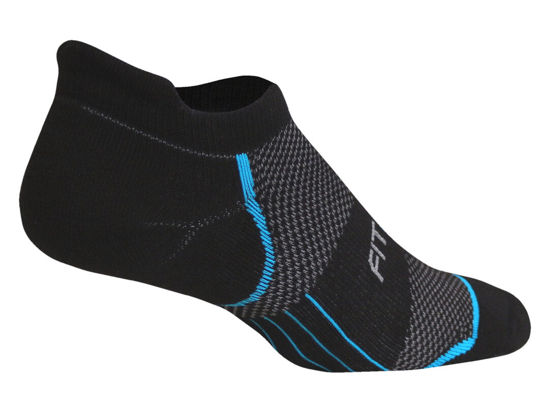 SR8 Mid-weight Tab (Black & Flash Blue)